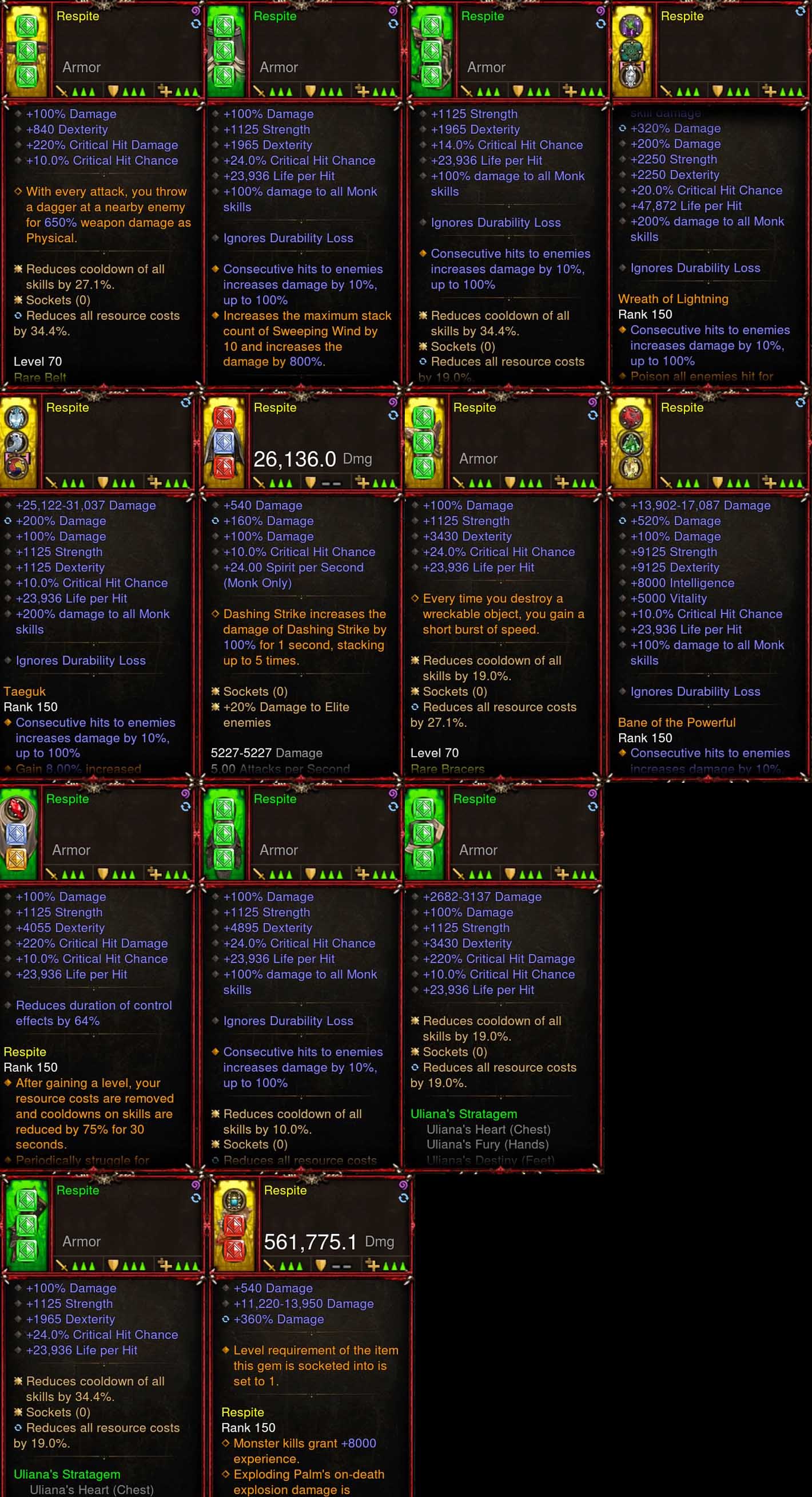 [Primal-Ethereal Infused Stats] [Quad] Diablo 3 IMv5 Ulania Monk Set Respite W3 Diablo 3 Mods ROS Seasonal and Non Seasonal Save Mod - Modded Items and Gear - Hacks - Cheats - Trainers for Playstation 4 - Playstation 5 - Nintendo Switch - Xbox One