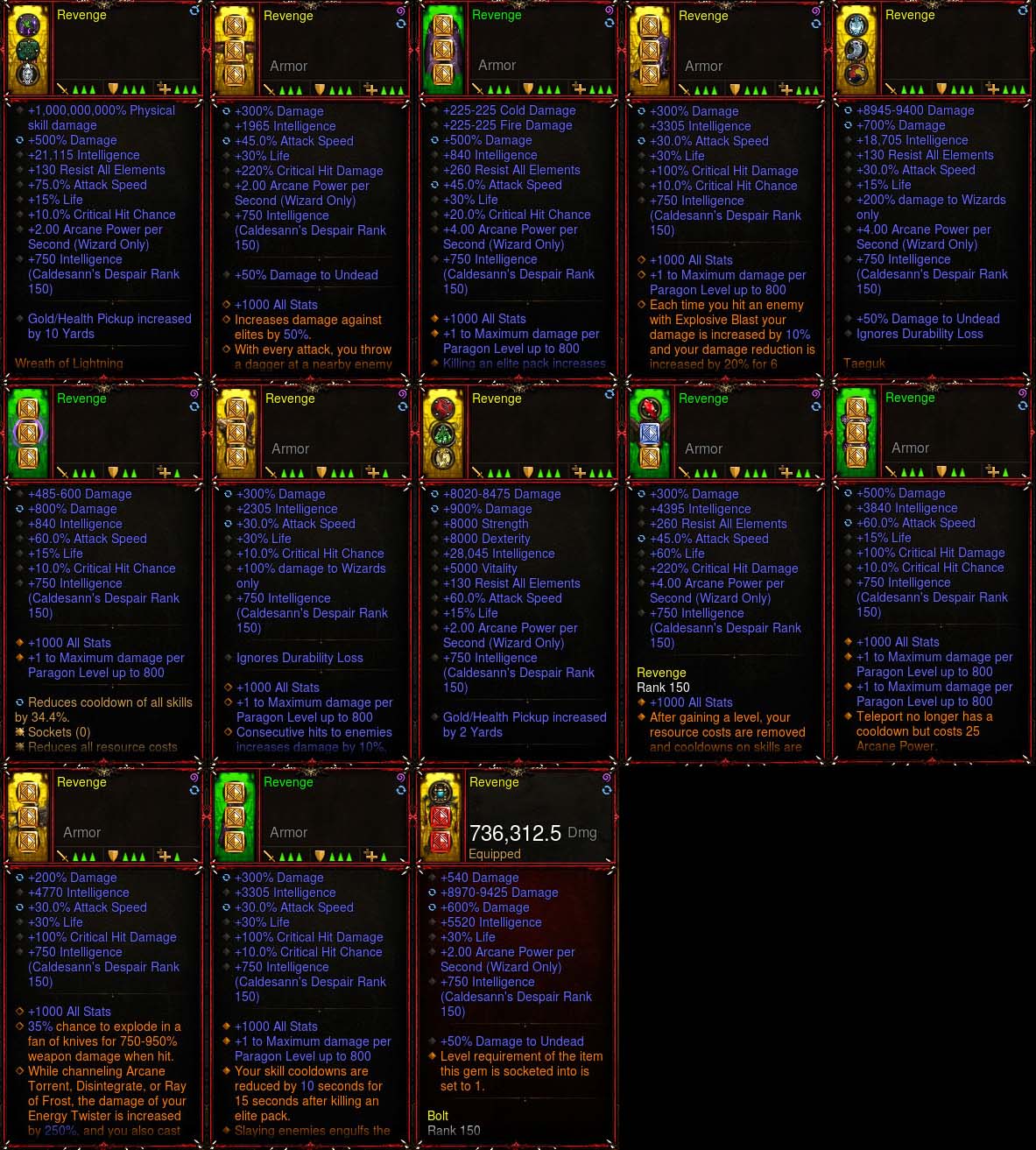 [Primal-Eth+S] 1-70 Diablo 3 IMv6 Tal Rasha Wizard Set Revenge (Very High Stats + All Eth Leg Affixes) Diablo 3 Mods ROS Seasonal and Non Seasonal Save Mod - Modded Items and Gear - Hacks - Cheats - Trainers for Playstation 4 - Playstation 5 - Nintendo Switch - Xbox One
