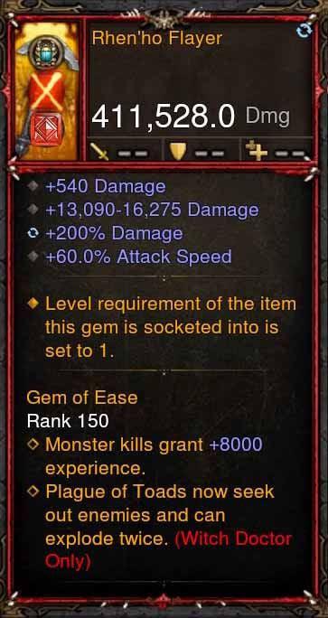 [Primal Ancient] 411k DPS Rhenho Flayer - Diablo 3 Mods Store - Seasonal and non-seasonal - Modded Items and Gear for PlayStation 4, PlayStation 5, Nintendo Switch, and Xbox One