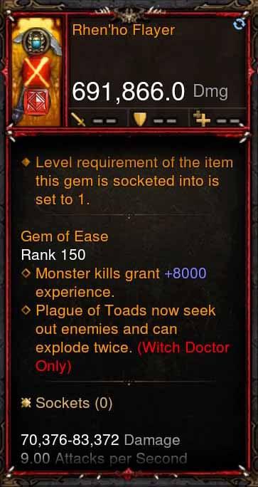 [Primal Ancient] 691k DPS Rhenho Flayer - Diablo 3 Mods Store - Seasonal and non-seasonal - Modded Items and Gear for PlayStation 4, PlayStation 5, Nintendo Switch, and Xbox One