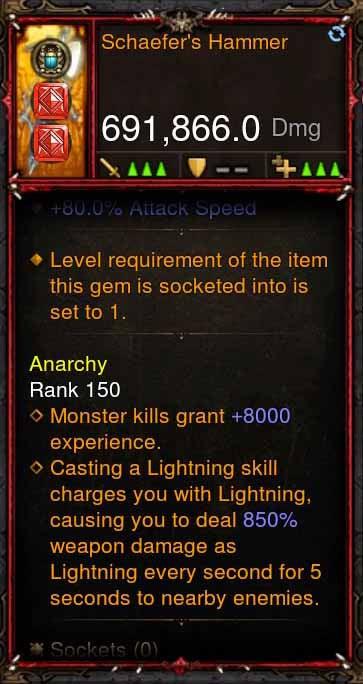 [Primal Ancient] 691k DPS Schaefers Hammer Diablo 3 Mods ROS Seasonal and Non Seasonal Save Mod - Modded Items and Gear - Hacks - Cheats - Trainers for Playstation 4 - Playstation 5 - Nintendo Switch - Xbox One