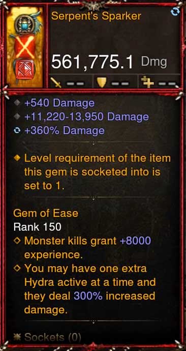 [Primal Ancient] 561k Actual DPS 2.6.8 Serpents Sparker Diablo 3 Mods ROS Seasonal and Non Seasonal Save Mod - Modded Items and Gear - Hacks - Cheats - Trainers for Playstation 4 - Playstation 5 - Nintendo Switch - Xbox One