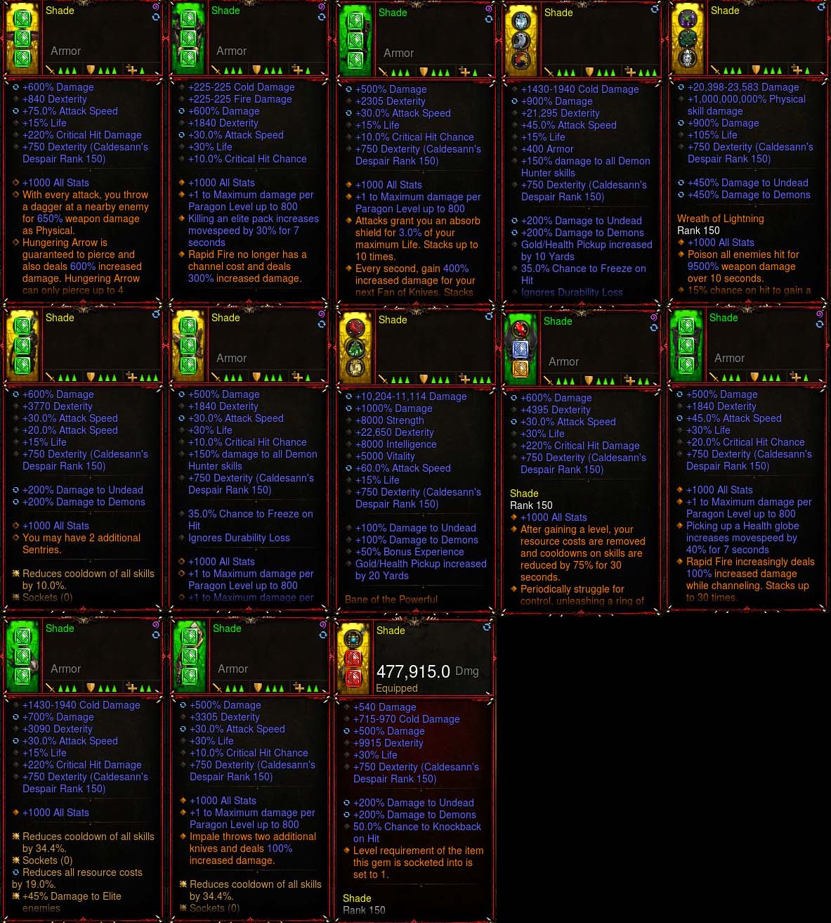 [Primal-Eth+S] 1-70 Diablo 3 IMv6 Marauder Demon Hunter Set Shade (Very High Stats + All Eth Leg Affixes) Diablo 3 Mods ROS Seasonal and Non Seasonal Save Mod - Modded Items and Gear - Hacks - Cheats - Trainers for Playstation 4 - Playstation 5 - Nintendo Switch - Xbox One