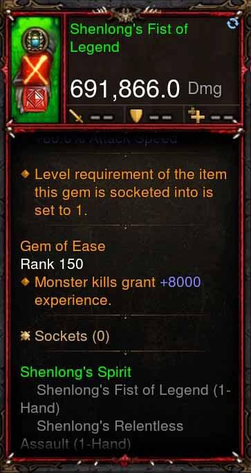[Primal Ancient] 691k DPS Shenlongs Fist of Legend Diablo 3 Mods ROS Seasonal and Non Seasonal Save Mod - Modded Items and Gear - Hacks - Cheats - Trainers for Playstation 4 - Playstation 5 - Nintendo Switch - Xbox One