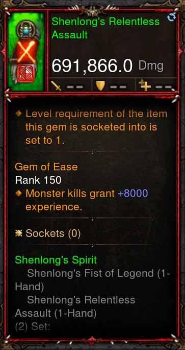 [Primal Ancient] 691k DPS Shenlongs Relentless Assault Diablo 3 Mods ROS Seasonal and Non Seasonal Save Mod - Modded Items and Gear - Hacks - Cheats - Trainers for Playstation 4 - Playstation 5 - Nintendo Switch - Xbox One