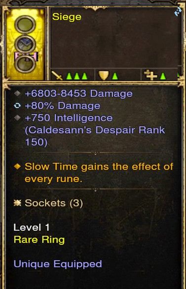 Slow Time Gains All Runes Wizard Modded Ring (Unsocketed) Siege Diablo 3 Mods ROS Seasonal and Non Seasonal Save Mod - Modded Items and Gear - Hacks - Cheats - Trainers for Playstation 4 - Playstation 5 - Nintendo Switch - Xbox One