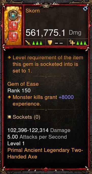 [Primal Ancient] 561k Actual DPS Skorn - Diablo 3 Mods Store - Seasonal and non-seasonal - Modded Items and Gear for PlayStation 4, PlayStation 5, Nintendo Switch, and Xbox One