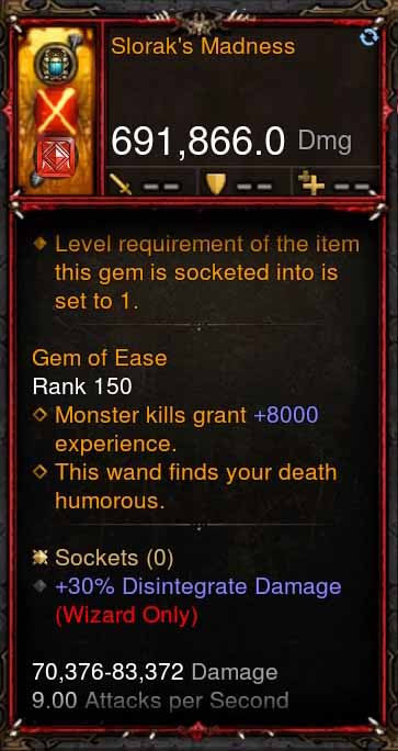 [Primal Ancient] 691k DPS Sloraks Madness Diablo 3 Mods ROS Seasonal and Non Seasonal Save Mod - Modded Items and Gear - Hacks - Cheats - Trainers for Playstation 4 - Playstation 5 - Nintendo Switch - Xbox One