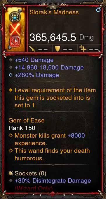 [Primal Ancient] 365k Actual DPS Sloraks Madness-Diablo 3 Mods - Playstation 4, Xbox One, Nintendo Switch