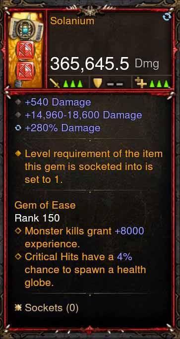 [Primal Ancient] 365k Actual DPS Solanium Diablo 3 Mods ROS Seasonal and Non Seasonal Save Mod - Modded Items and Gear - Hacks - Cheats - Trainers for Playstation 4 - Playstation 5 - Nintendo Switch - Xbox One