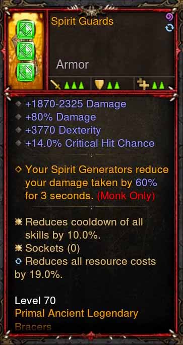 [Primal Ancient] [QUAD DPS] 2.6.1 Spirit Guards Bracers Diablo 3 Mods ROS Seasonal and Non Seasonal Save Mod - Modded Items and Gear - Hacks - Cheats - Trainers for Playstation 4 - Playstation 5 - Nintendo Switch - Xbox One