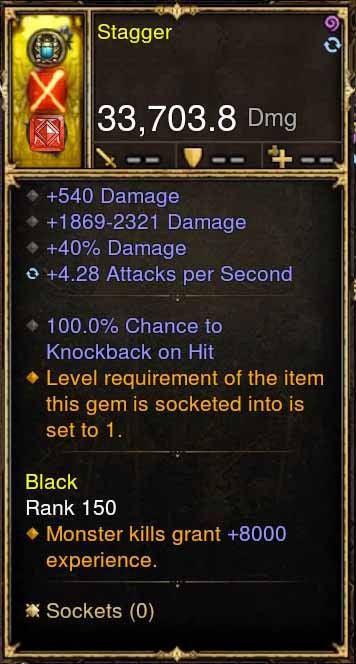 Stagger 100% Knockback Bow Fast 5.X APSpeed Diablo 3 Mods ROS Seasonal and Non Seasonal Save Mod - Modded Items and Gear - Hacks - Cheats - Trainers for Playstation 4 - Playstation 5 - Nintendo Switch - Xbox One