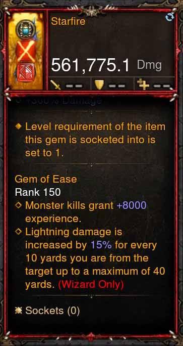 [Primal Ancient] 561k Actual DPS Starfire - Diablo 3 Mods Store - Seasonal and non-seasonal - Modded Items and Gear for PlayStation 4, PlayStation 5, Nintendo Switch, and Xbox One