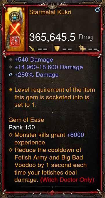 [Primal Ancient] 365k Actual DPS Starmetal Kukri Diablo 3 Mods ROS Seasonal and Non Seasonal Save Mod - Modded Items and Gear - Hacks - Cheats - Trainers for Playstation 4 - Playstation 5 - Nintendo Switch - Xbox One