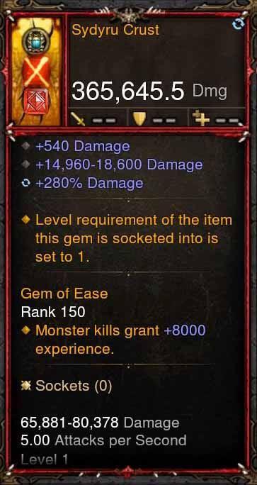 [Primal Ancient] 365k Actual DPS Sydru Crust Diablo 3 Mods ROS Seasonal and Non Seasonal Save Mod - Modded Items and Gear - Hacks - Cheats - Trainers for Playstation 4 - Playstation 5 - Nintendo Switch - Xbox One