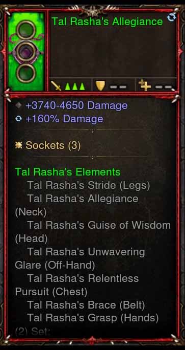 [Primal Ancient] [QUAD DPS] Tal Rasha's Allegiance Amulet, 3.7k-4.6k Damage, 160% Damage Diablo 3 Mods ROS Seasonal and Non Seasonal Save Mod - Modded Items and Gear - Hacks - Cheats - Trainers for Playstation 4 - Playstation 5 - Nintendo Switch - Xbox One
