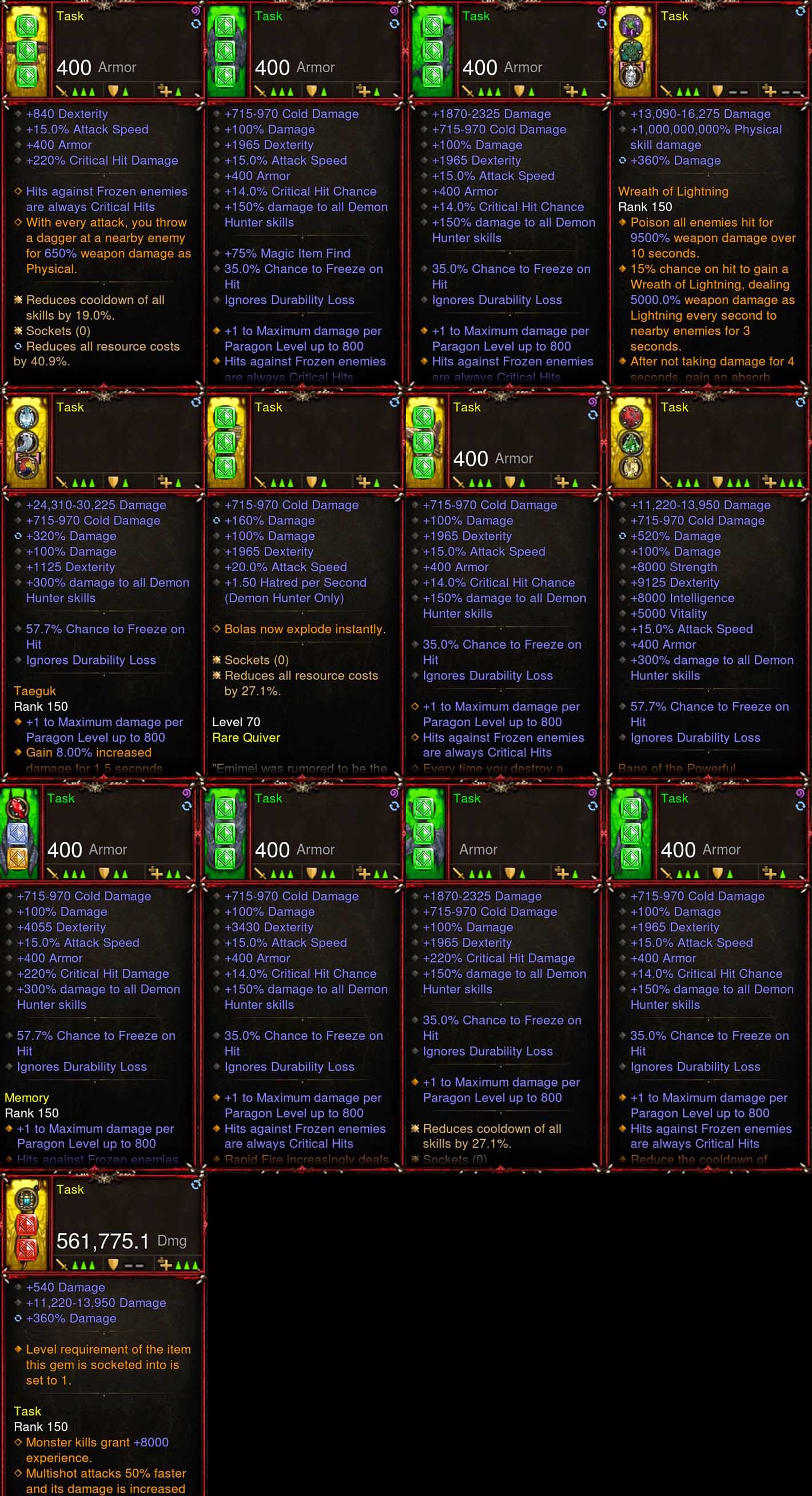 [Primal-Ethereal Infused Stats] [Quad] Diablo 3 IMv5 Unhallow Demon Hunter Set Task W3 Diablo 3 Mods ROS Seasonal and Non Seasonal Save Mod - Modded Items and Gear - Hacks - Cheats - Trainers for Playstation 4 - Playstation 5 - Nintendo Switch - Xbox One