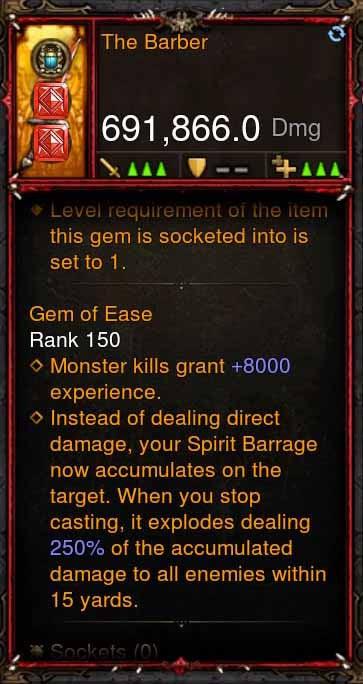 [Primal Ancient] 691k DPS The Barber - Diablo 3 Mods Store - Seasonal and non-seasonal - Modded Items and Gear for PlayStation 4, PlayStation 5, Nintendo Switch, and Xbox One