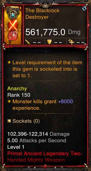 [Primal Ancient] 561k Actual DPS The Blackrock Destoryer Diablo 3 Mods ROS Seasonal and Non Seasonal Save Mod - Modded Items and Gear - Hacks - Cheats - Trainers for Playstation 4 - Playstation 5 - Nintendo Switch - Xbox One