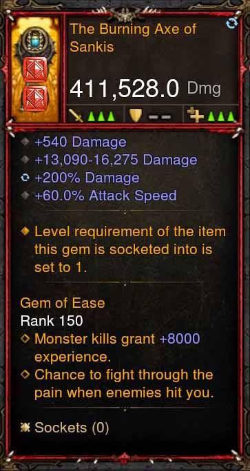 [Primal Ancient] 411k DPS The Burning Axe of Sankis Diablo 3 Mods ROS Seasonal and Non Seasonal Save Mod - Modded Items and Gear - Hacks - Cheats - Trainers for Playstation 4 - Playstation 5 - Nintendo Switch - Xbox One