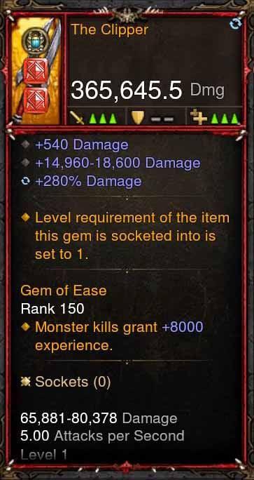 [Primal Ancient] 365k Actual DPS The Clipper - Diablo 3 Mods Store - Seasonal and non-seasonal - Modded Items and Gear for PlayStation 4, PlayStation 5, Nintendo Switch, and Xbox One