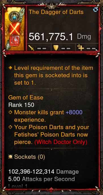 [Primal Ancient] 561k Actual DPS The Dagger of Darts Diablo 3 Mods ROS Seasonal and Non Seasonal Save Mod - Modded Items and Gear - Hacks - Cheats - Trainers for Playstation 4 - Playstation 5 - Nintendo Switch - Xbox One