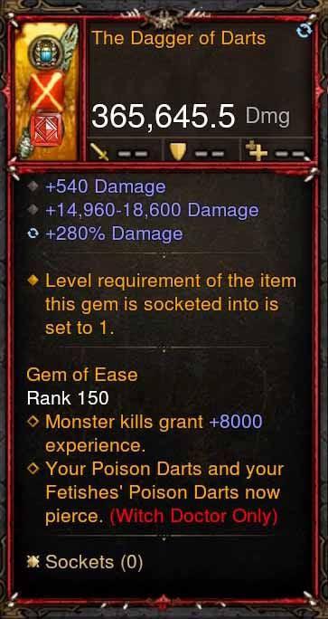[Primal Ancient] 365k Actual DPS The Dagger of Darts Diablo 3 Mods ROS Seasonal and Non Seasonal Save Mod - Modded Items and Gear - Hacks - Cheats - Trainers for Playstation 4 - Playstation 5 - Nintendo Switch - Xbox One
