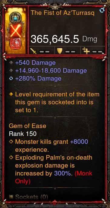 [Primal Ancient] 365k Actual DPS The Fist of AzTurrasq Diablo 3 Mods ROS Seasonal and Non Seasonal Save Mod - Modded Items and Gear - Hacks - Cheats - Trainers for Playstation 4 - Playstation 5 - Nintendo Switch - Xbox One