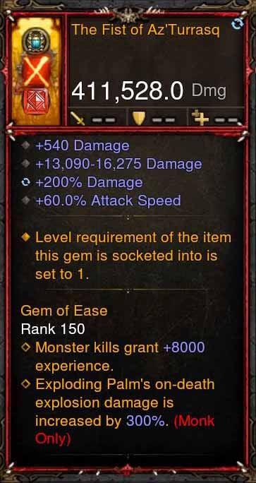 [Primal Ancient] 411k DPS The Fist of Az'Turrasq Diablo 3 Mods ROS Seasonal and Non Seasonal Save Mod - Modded Items and Gear - Hacks - Cheats - Trainers for Playstation 4 - Playstation 5 - Nintendo Switch - Xbox One
