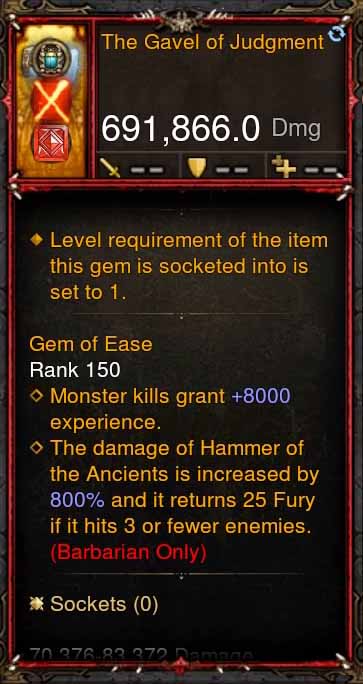 [Primal Ancient] [QUAD DPS] 2.6.1 Gavel of Judgement 691k DPS Diablo 3 Mods ROS Seasonal and Non Seasonal Save Mod - Modded Items and Gear - Hacks - Cheats - Trainers for Playstation 4 - Playstation 5 - Nintendo Switch - Xbox One