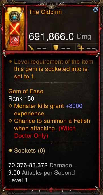 [Primal Ancient] 691k DPS The Gidbinn Diablo 3 Mods ROS Seasonal and Non Seasonal Save Mod - Modded Items and Gear - Hacks - Cheats - Trainers for Playstation 4 - Playstation 5 - Nintendo Switch - Xbox One