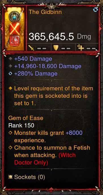 [Primal Ancient] 365k Actual DPS The Gidbinn - Diablo 3 Mods Store - Seasonal and non-seasonal - Modded Items and Gear for PlayStation 4, PlayStation 5, Nintendo Switch, and Xbox One