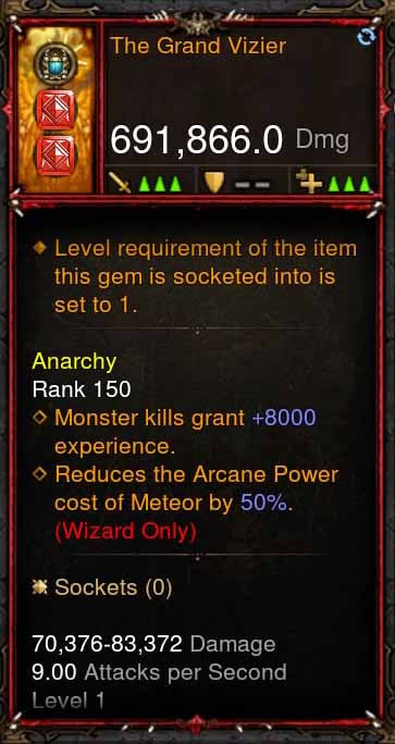 [Primal Ancient] 691k DPS The Grand Vizier Diablo 3 Mods ROS Seasonal and Non Seasonal Save Mod - Modded Items and Gear - Hacks - Cheats - Trainers for Playstation 4 - Playstation 5 - Nintendo Switch - Xbox One