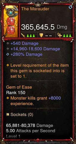 [Primal Ancient] 365k Actual DPS The Marauder-Diablo 3 Mods - Playstation 4, Xbox One, Nintendo Switch