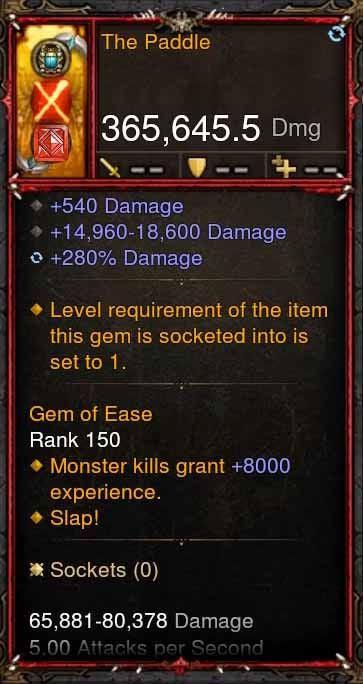 [Primal Ancient] 365k Actual DPS The Paddle-Diablo 3 Mods - Playstation 4, Xbox One, Nintendo Switch