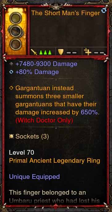 [Primal Ancient] [QUAD DPS] 2.6.1 The Short Mans Finger Ring Diablo 3 Mods ROS Seasonal and Non Seasonal Save Mod - Modded Items and Gear - Hacks - Cheats - Trainers for Playstation 4 - Playstation 5 - Nintendo Switch - Xbox One
