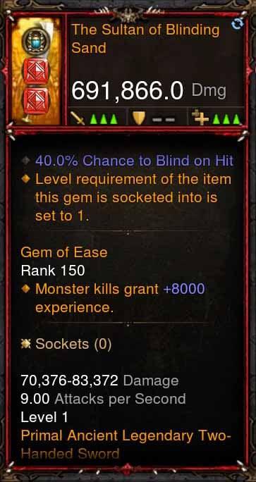 [Primal Ancient] 691k DPS The Sultan of Binding Sand Diablo 3 Mods ROS Seasonal and Non Seasonal Save Mod - Modded Items and Gear - Hacks - Cheats - Trainers for Playstation 4 - Playstation 5 - Nintendo Switch - Xbox One