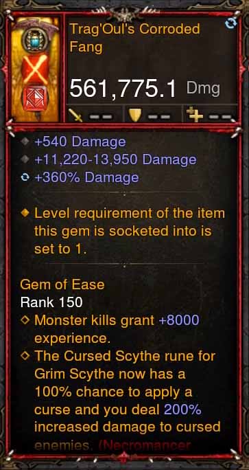[Primal Ancient] 561k Actual DPS TragOuls Corroded Fang Diablo 3 Mods ROS Seasonal and Non Seasonal Save Mod - Modded Items and Gear - Hacks - Cheats - Trainers for Playstation 4 - Playstation 5 - Nintendo Switch - Xbox One