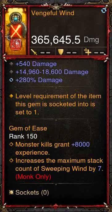 [Primal Ancient] 365k Actual DPS Vengeful Wind Diablo 3 Mods ROS Seasonal and Non Seasonal Save Mod - Modded Items and Gear - Hacks - Cheats - Trainers for Playstation 4 - Playstation 5 - Nintendo Switch - Xbox One