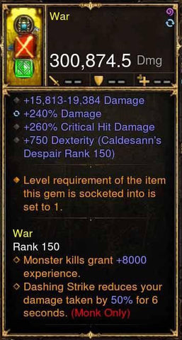 War Addon 300k Actual DPS 2.4.1 Crystal Fists Modded Weapon-Diablo 3 Mods - Playstation 4, Xbox One, Nintendo Switch