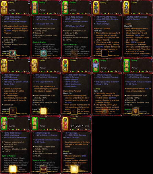 [Primal Ancient] [Quad DPS] Diablo 3 Immortal v5 WitchDoctor Arachyr gRift 150 (Magic Find, High CDR, RR) Cutting Diablo 3 Mods ROS Seasonal and Non Seasonal Save Mod - Modded Items and Gear - Hacks - Cheats - Trainers for Playstation 4 - Playstation 5 - Nintendo Switch - Xbox One