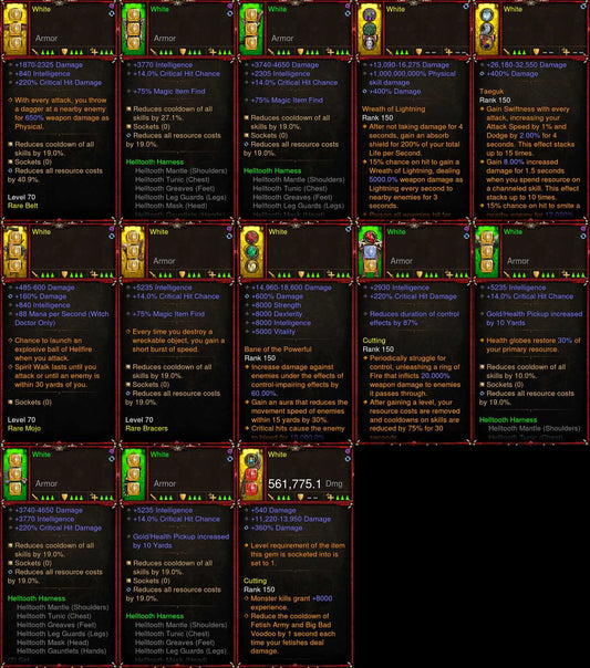 [Primal Ancient] [Quad DPS] Diablo 3 Immortal v5 Witch Doctor Helltooth gRift 150 (Magic Find, High CDR, RR) White Diablo 3 Mods ROS Seasonal and Non Seasonal Save Mod - Modded Items and Gear - Hacks - Cheats - Trainers for Playstation 4 - Playstation 5 - Nintendo Switch - Xbox One