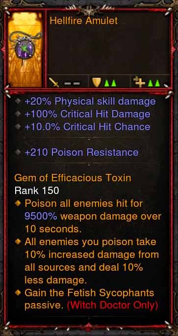 [Primal Ancient] Fake Legit Hellfire Amulet Witch Doctor Fetish Sycophants Passive Diablo 3 Mods ROS Seasonal and Non Seasonal Save Mod - Modded Items and Gear - Hacks - Cheats - Trainers for Playstation 4 - Playstation 5 - Nintendo Switch - Xbox One