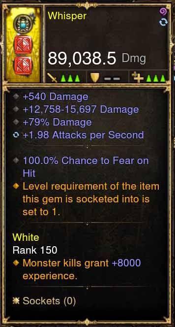 Whisper 100% FEAR Bow 2.x APSpeed Diablo 3 Mods ROS Seasonal and Non Seasonal Save Mod - Modded Items and Gear - Hacks - Cheats - Trainers for Playstation 4 - Playstation 5 - Nintendo Switch - Xbox One