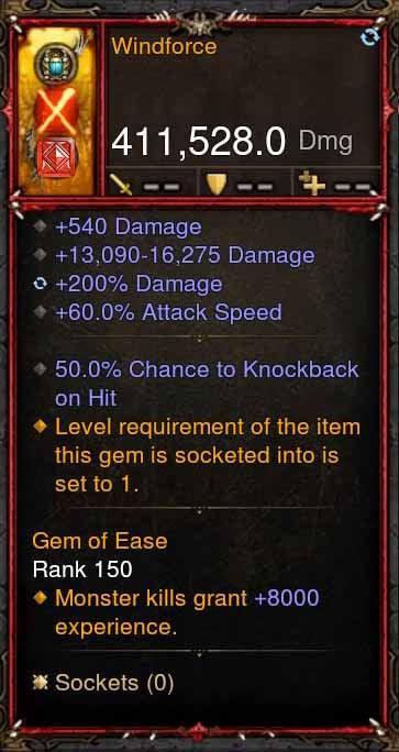 [Primal Ancient] 411k DPS Windforce Diablo 3 Mods ROS Seasonal and Non Seasonal Save Mod - Modded Items and Gear - Hacks - Cheats - Trainers for Playstation 4 - Playstation 5 - Nintendo Switch - Xbox One