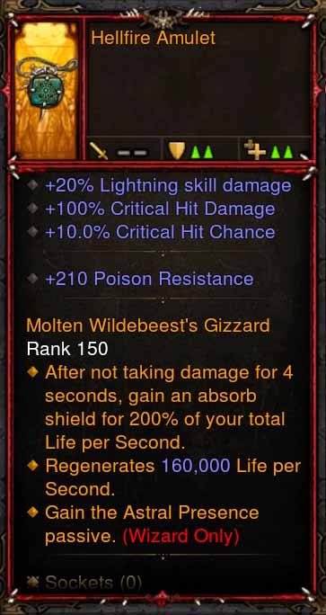 [Primal Ancient] Fake Legit Hellfire Amulet Wizard Astral Presence Passive Diablo 3 Mods ROS Seasonal and Non Seasonal Save Mod - Modded Items and Gear - Hacks - Cheats - Trainers for Playstation 4 - Playstation 5 - Nintendo Switch - Xbox One