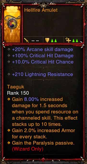 [Primal Ancient] Fake Legit Hellfire Amulet Wizard Paralysis Passive Diablo 3 Mods ROS Seasonal and Non Seasonal Save Mod - Modded Items and Gear - Hacks - Cheats - Trainers for Playstation 4 - Playstation 5 - Nintendo Switch - Xbox One