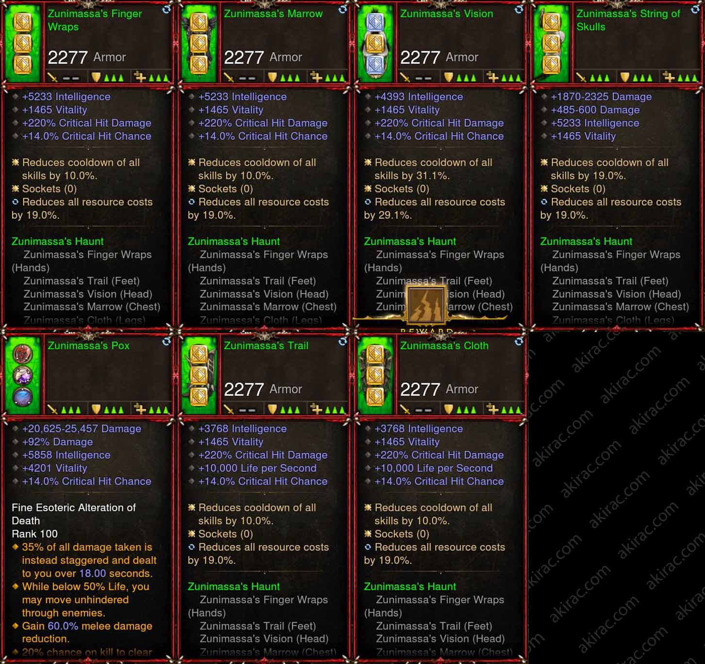 [Primal Ancient] 7x Zunimassa Witch Doctor Set Diablo 3 Mods ROS Seasonal and Non Seasonal Save Mod - Modded Items and Gear - Hacks - Cheats - Trainers for Playstation 4 - Playstation 5 - Nintendo Switch - Xbox One
